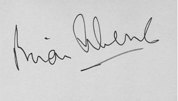 Brian Aherne signature