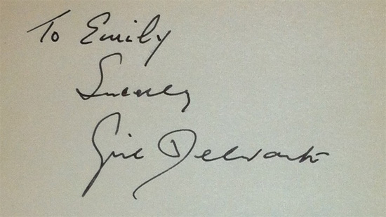 Cyril Delevanti signature