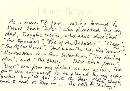 Douglas Heyes Jr. autograph
