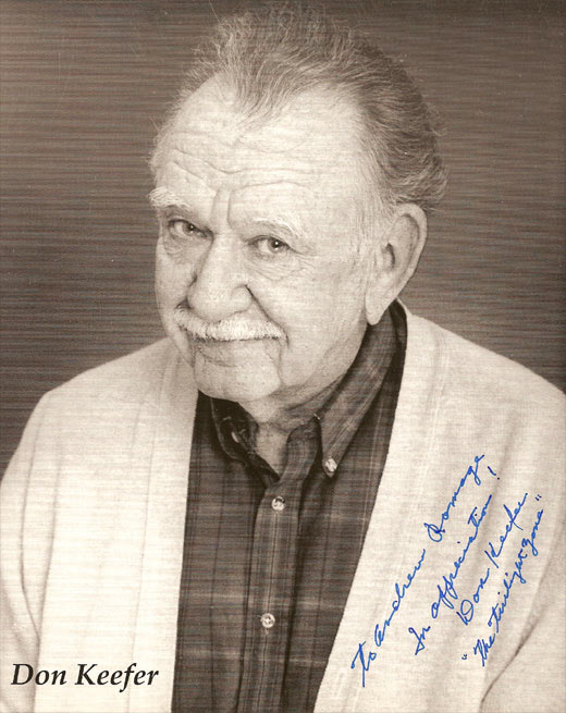 Don Keefer autograph