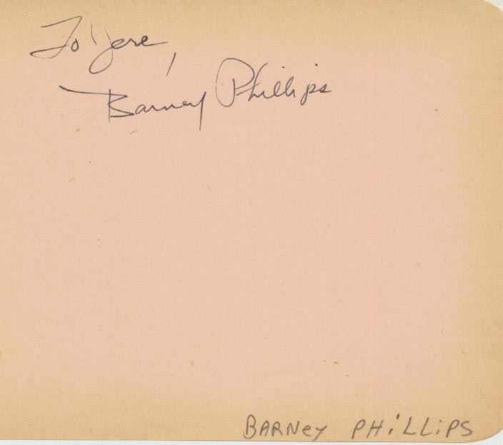 Donald Pleasance autograph