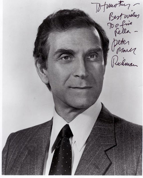 Peter Mark Richman autograph.