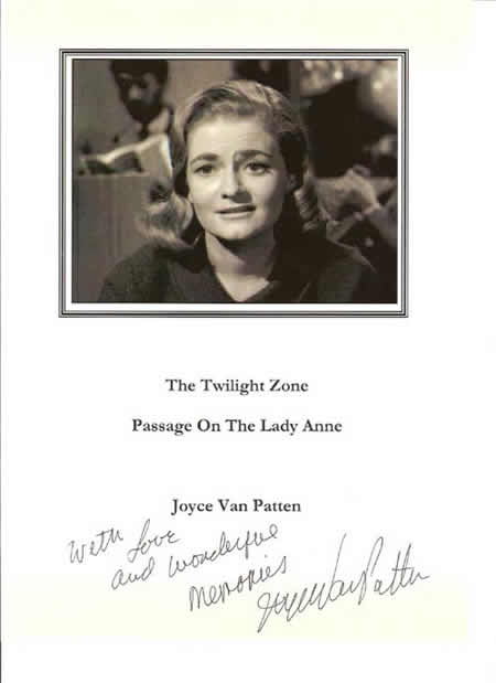 Joyce Van Patten autograph